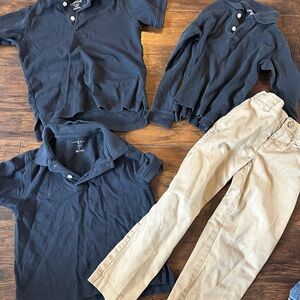 Navy Blue Kids Polo Shirt